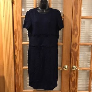 St. John Collection Size 14 Blue Dress